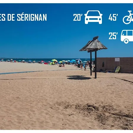 Duplex Citadin 8 Pers - Coeur De - Parking Apartment Beziers